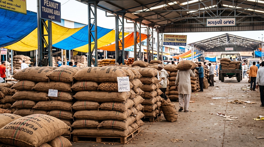 Indian Peanut Prices Stabilize Amid MSP Support & Fair Weather